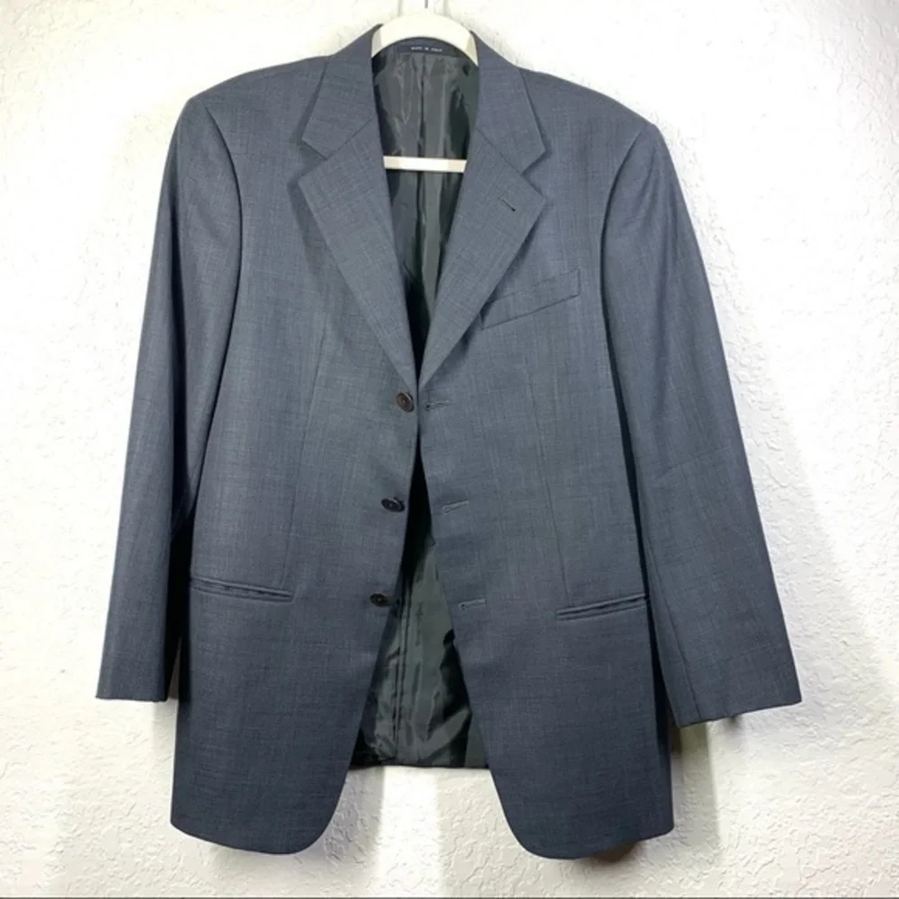 ARMANI Collezioni Saks 5th Avenue Gray‎ Blazer Suit Jacket